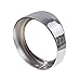 HDBUBALUS 7 Inch Visor Headlight Trim Ring Head Lamp Decorate Ring Fit for Harley Touring Street Glide Road King Electra Glide Chrome 1 Pc