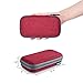 Protective Carrying Case Compatible for Nespresso Orignalline Capsules Travel Coffee Pods Holder Portable Espresso Maker Lightweight Hard Shell Holds 8 Pods Red