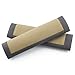 SEG Direct Black and Beige Seat Belt Pads Pack of 2