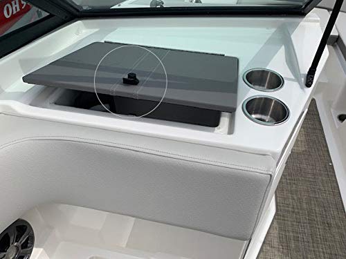 image for Westway Locking Push Button Latch for Marine Boat Radio Box, Glovebox,