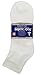 Debra Weitzner Diabetic Ankle Socks Mens Womens Non-binding Socks Loose Fit 12 Pairs White