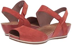Dansko Women's Vera Slide Sandal, Coral Milled