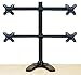 EZM Deluxe Quad LCD Monitor Mount Stand Free Standing with Grommet Mount Option up to 4 28