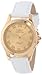 Invicta Women's 14805 Angel Analog Gold Ion-Plated Watch with Interchangeable Leather Bands