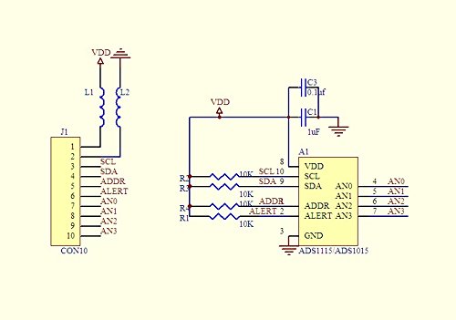 image for HiLetgo ADS1015 12 Bit Analog to Digital Development Board ADC Convert