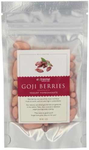 Extreme Health USA Extreme Health's Tibetan Goji Berries, Yogurt-Pomegranate, 1.8-Ounce Pouches (Pack of 6)