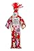 Dammit Doll - Classic Dammit Doll - Fleur De Cerisier - Assorted Floral on Red , Green Hair - Stress Relief, Gag Gift