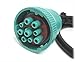 Mobilistics 9 Pin Green Type 2 Deutsch to OBD2 Y Splitter Truck GPS Fits 2015-2017 Freightliner Western Star Kenworth
