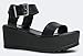 J. Adams Surf Women's Platform Open Toe Buckle Sandal