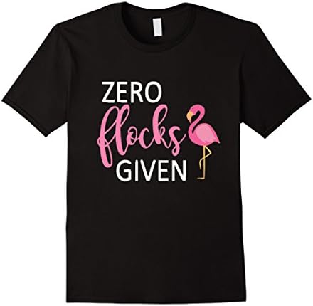 Men's Funny Pink Flamingo Shirt Zero Flocks Given Summer Beach 3XL Black