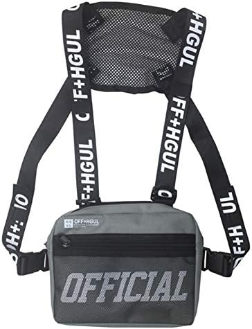 Tseria Chest Rig Bag Hip-Hop Style Pack Functional Chest Bag Cross Shoulder Bag Adjustable Streetwear Bags Waist Packs
