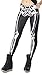 QZUnique Leggings for Women, Halloween Full-Length Printed Legging Footless Elastic Yoga Pants, Regular and Plus Size