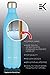 Eekay Wares 2 Pack PREMIUM QUALITY Stainless Steel Vacuum Insulated 17 oz Water Bottle, BPA Free, Leak Proof, Sweat Free, Keeps your drink Hot & Cold for hours , (Blue) Great For Coffee and Tea