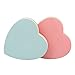 JERUIX Heart-Shaped Sticky Notes Posted Self-Adhesive Paper Notes Facilitated Stickers Notepads Sticky Marker, 2 Pads (100 Sheets/Pad)