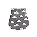 Chunky Chops Baby Burp Cloths 4 pack, 100% Organic Cotton | Large, Triple Layer, Ultra Absorbent & Soft |Burping Rag for Newborn, Skies at Night, Gender Neutral |Baby Shower Gift for Boys & Girls
