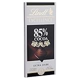 Lindt Excellence Extra Dark Chocolate 85% Cocoa, 3.5-Ounce Packages