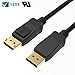 DisplayPort to DisplayPort Cable, Quntis Gold Plated High Speed DP to DP Cable 6FT 4K Resolution Ready Black