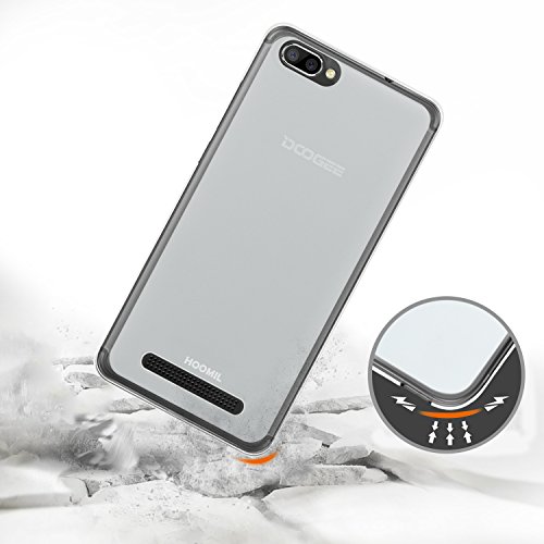 Doogee X20 Case, HOOMIL Soft TPU Slim Protective Clear Case for Doogee X20 / X20L Phone Cover (Crystal) - HU3217