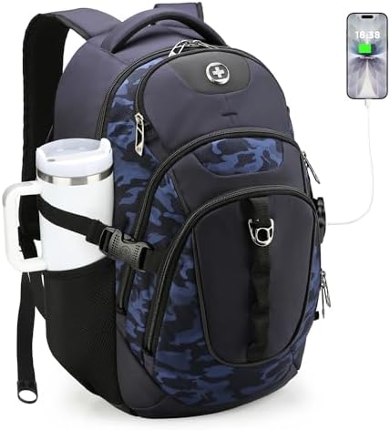 Amazon.com: Port Authority BG100 Xcape Computer Backpack - Black/Grey