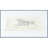 MERCEDES CLEAR WINDSHIELD GLASS DECAL STICKER SIGNATURE SIGNED BY MERCEDES BENZ