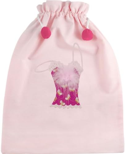 Travel Pink Marabou Feather Lingerie Bag, Bridesmaids- Wedding- Party- Gift
