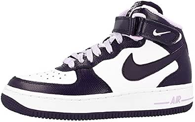 Amazon.com: Nike Air Force 1 Mid Zapatillas de color blanco púrpura Youth  -, 5.5Y US : Ropa, Zapatos y Joyería