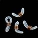 25Pcs Eyeglasses Spectacle Chain Strap Holder Loop Ends Rubber 20mm