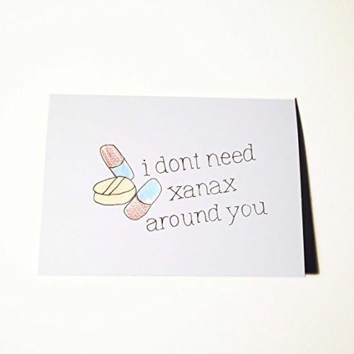 Xanax Humor Card