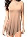 Tunic Tank Top Plus Size Womens Sleeveless Flare Top