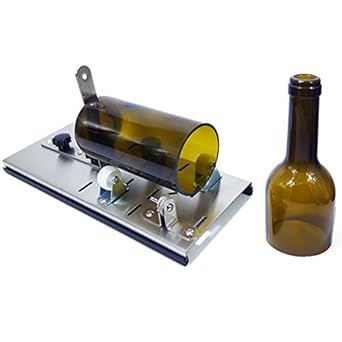 Generic Glass Bottle Cutter DIY Cutting Machine for Cutting Wine Beer Liquor Bottle: with Sandpaper