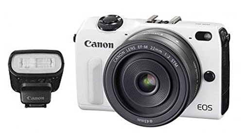 Canon EOS M2 Mark II 18.0 MP Digital Camera with EF-M 22MM f/2 STM Lens & 90EX Speedlight Flash(White) - International Version (No Warranty) Canon EOS M2 Mark II 18.0 MP Digital Camera with EF-M 22MM f/2 STM Lens & 90EX Speedlight Flash(White) - International Version (No Warranty)