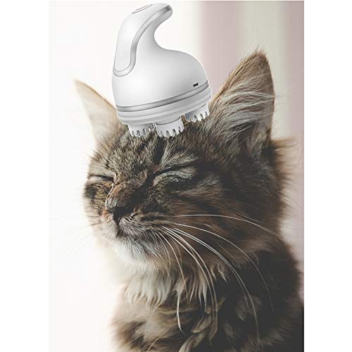Electric Head Massager Scalp Blood Circulation/Stress Relax/Hair Growth,Dog Massager Electric for Dog Cat Pet - Thumbnail 4