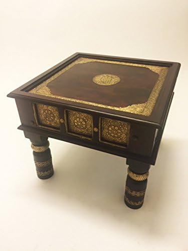 Marrakesch Oriental Indian Wood Table Sunita 60 cm