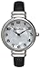 Women's Classic Snake Style Easy Read Bangle cuff Watch-Black