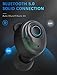PeohZarr Wireless Earbuds Bluetooth Earbuds V5.0 with 3D Stereo Pro Sound, 17H Play Time, Noise Canceling Earphones with Built-in Mic and Mono Mode, IPX8 Waterproof, Calls Switch Quick Access to Siri