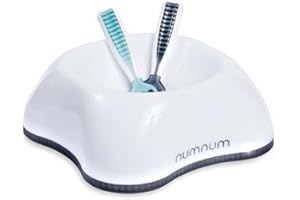 NumNum Beginner Bowl for Babies & Toddlers, BPA-Free Silicone Baby Led Weaning Bowl with Non-Slip Base, Self-Feeding Baby Dish for 6+ Months, Easy-to-Clean Baby Feeding Essential and GOOtensils