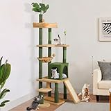 YITAHOME Tall Cat Tree Tower with Leaves for Indoor