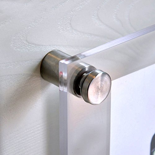 Yakri A3 Wall Mounted Acrylic Plexiglass Poster Frames, Floating Lucite