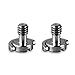 ChromLives 1/4'' D-Ring Camera Quick Release Screw Tripod Screw Adapter Connecter DSLR Camera Rig Accessories- 2 Pack