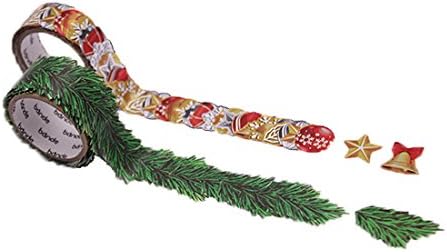 Bande Tape Set of 2 Masking Roll Stickers, Christmas Set, for Scrapbooking DIY (BDA258)