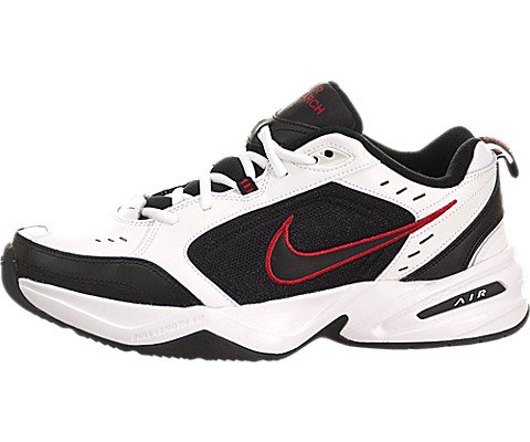 Nike Mens Air Monarch IV Training Shoe (White / Black / Varsity Red, 12 D(M) US) 