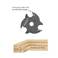 Infinity Tools 23-PLY, 3-Wing Slot Cutter, 15/64" Kerf With 5/16" Bore, Plywood Panel Conversion Kit