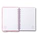 Tri-Coastal Design Fuzzy Sweet Unicorn Journals for Girls Kids Journal with Unicorn Patch - Spiral Bound Hardcover Notebook / Diary with 120 Pages of Lined White Paper for Writing and Drawing