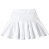 Neutocd Toddler Little Kid Baby Girl Skorts Skirt for Dance Birthday in Solid Mini 100% Polyester