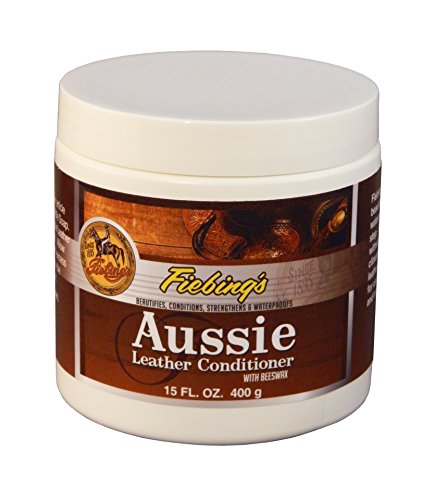 Fiebing's Aussie Leather Conditioner - For Hot, Dry Climates - Made with Beeswax 15 oz (400 g)