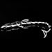 Goth Punk Novelty Stainless Steel Shark Design Bracelet Unisex Wristband Gift
