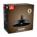 GLOBE Electric 65151 1-Light Plug-in Pendant Lighting, Matte Black, 15ft Black Cord, in-Line On/Off Switch, Hanging Lamp, Hanging Lights, Ceiling Light Fixture