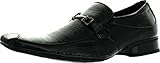 Delli Aldo Men's 19311 Italian Toe Horse Bit Loafers