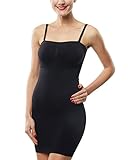 Belugue Women's Control Slip Shapers Shapewear Dress Full Body Shaper Black XXL