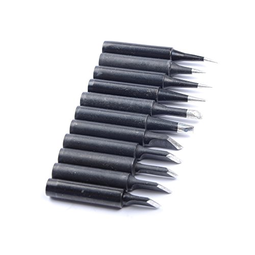 10pcs Soldering Iron Tip Black for Soldering Station Tool, Soldering Gun, Replaceable - Thumbnail 2